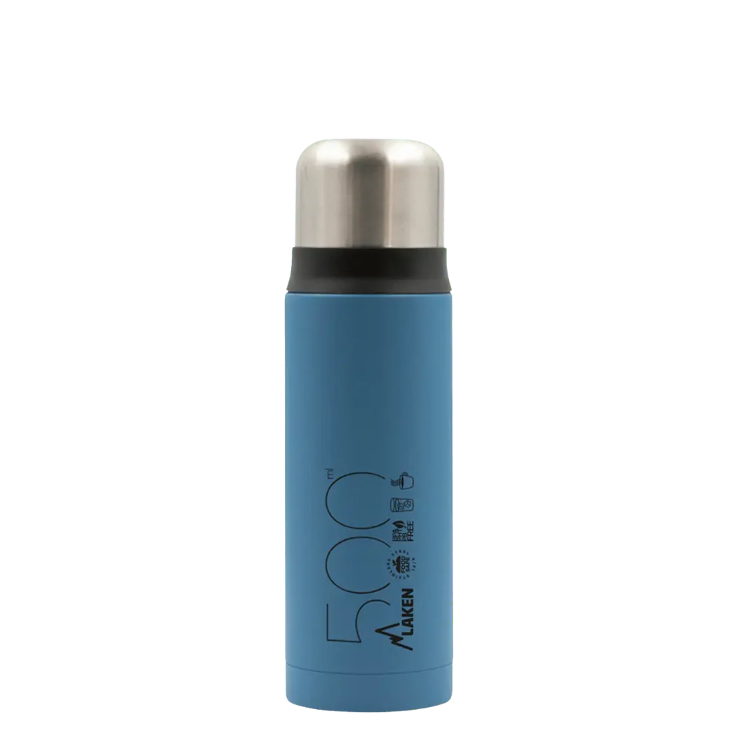 תרמוס שתיה לאקן לשתיה חמה/קרה - 500 מ״ל