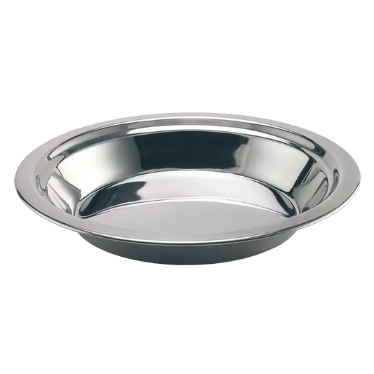 צלחת נירוסטה עמידה לקמפינג וטיולים – 22 ס״מ