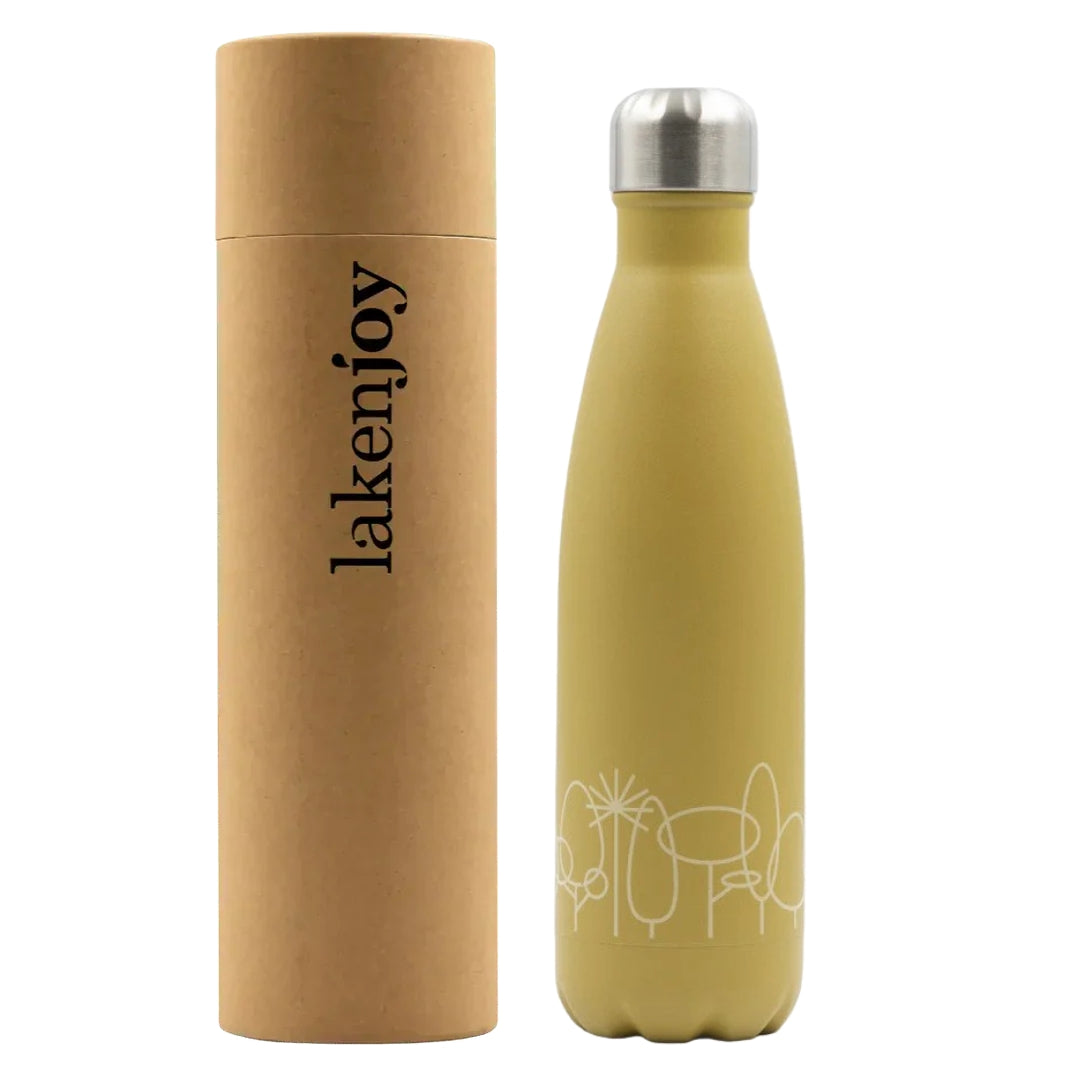 בקבוק שתיה תרמי שומר קור עד 24 שעות לאקן ג'וי 500 מ"ל LakenJoy