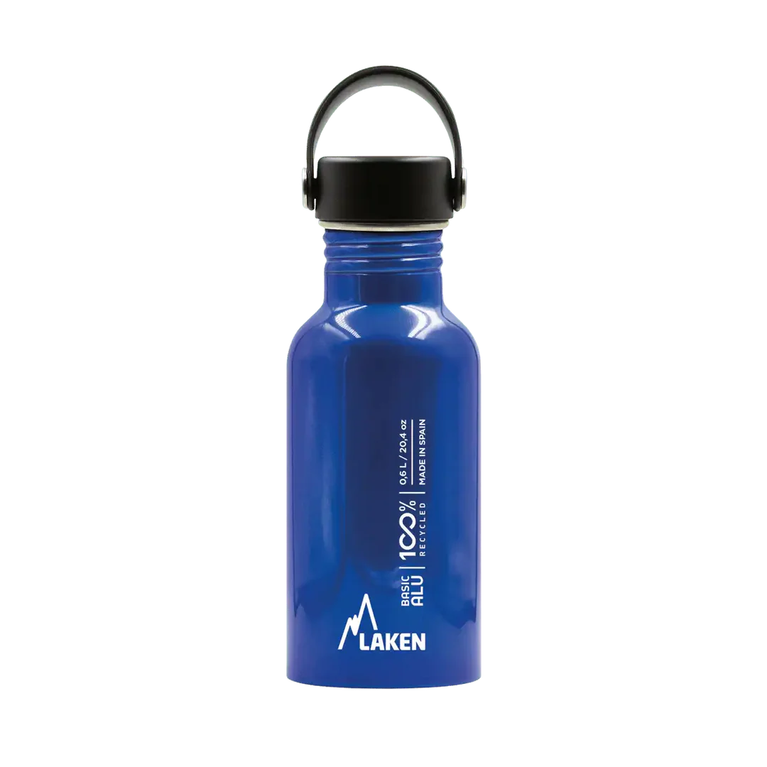 בקבוק שתיה OASIS לאקן מאלומיניום ממוחזר קל משקל ופתח רחב - 600 מ״ל