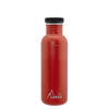 בקבוק שתיה לאקן בייסיק סטיל עם פקק הברגה 750 מ״ל