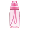 בקבוק שתיה עם קשית לילדים לאקן OBY עשוי טריטן, 450 מ"ל, מגוון צבעים