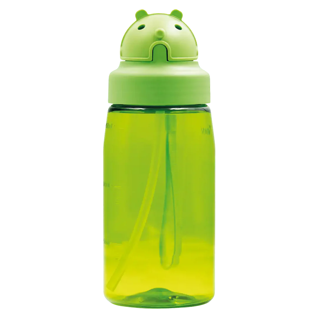 בקבוק שתיה עם קשית לילדים לאקן OBY עשוי טריטן, 450 מ"ל, מגוון צבעים