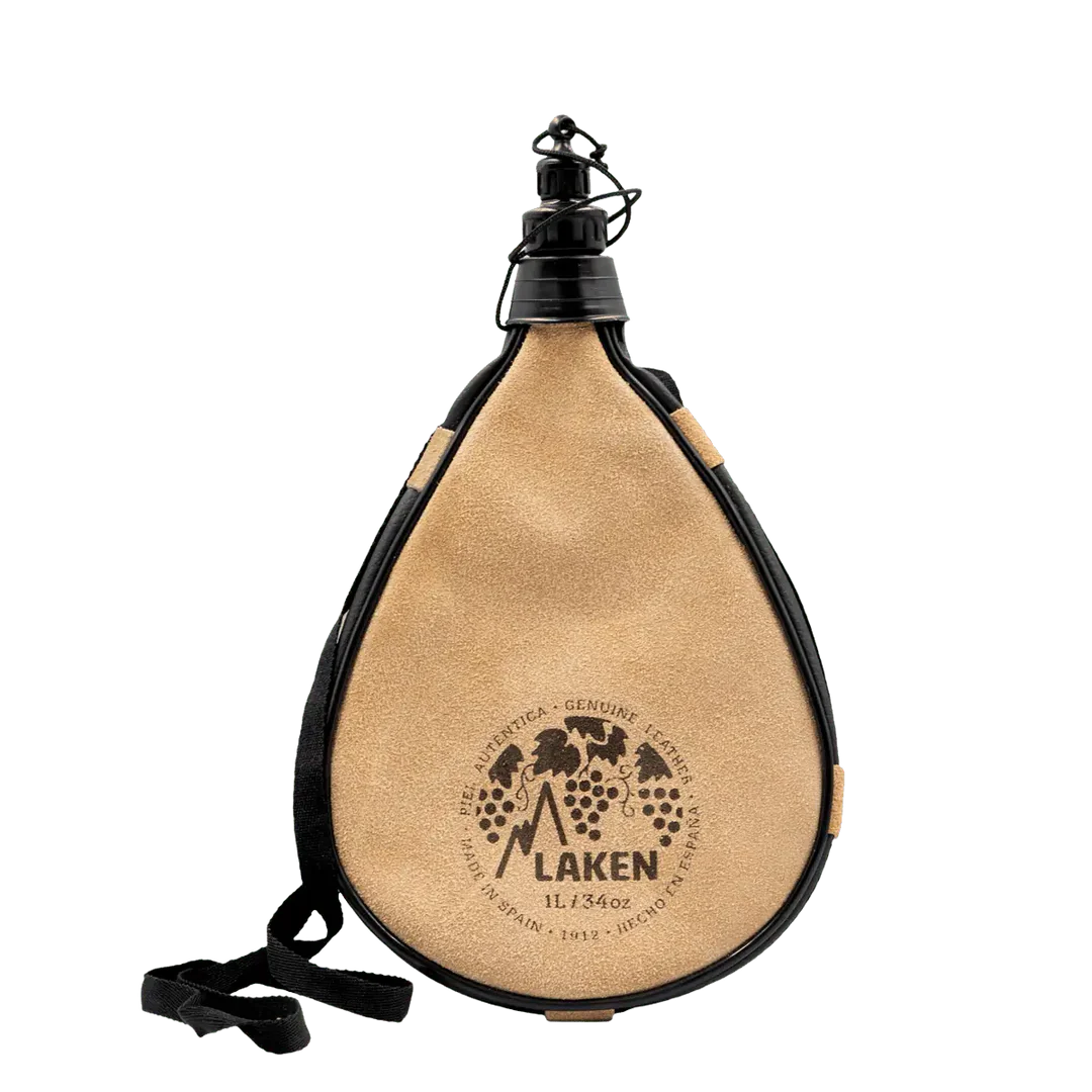 נאד עור ספרדי קלאסי מבית לאקן - 1 ליטר