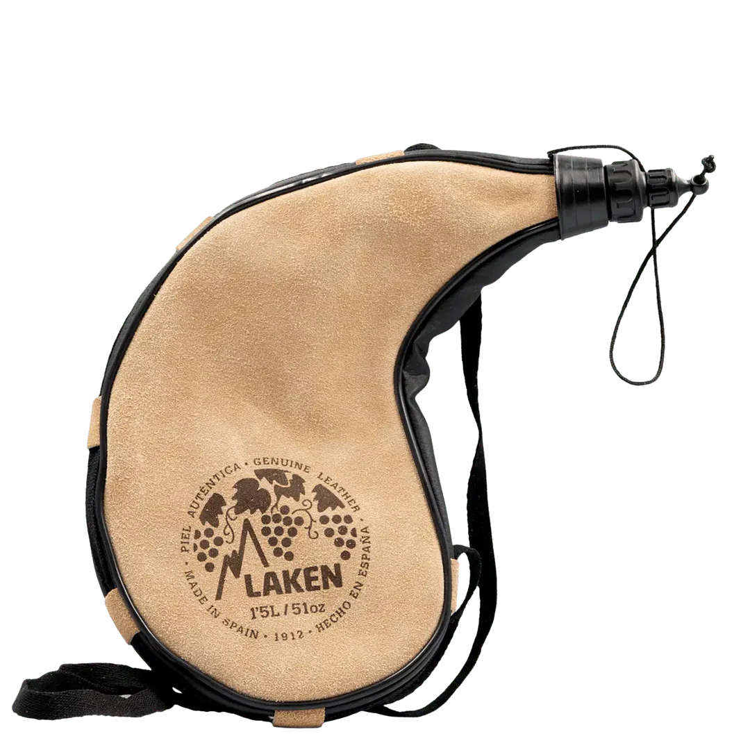 נאד עור ספרדי קלאסי מבית לאקן - 1 ליטר