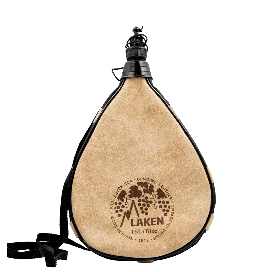 נאד עור ספרדי קלאסי מבית לאקן - 1 ליטר