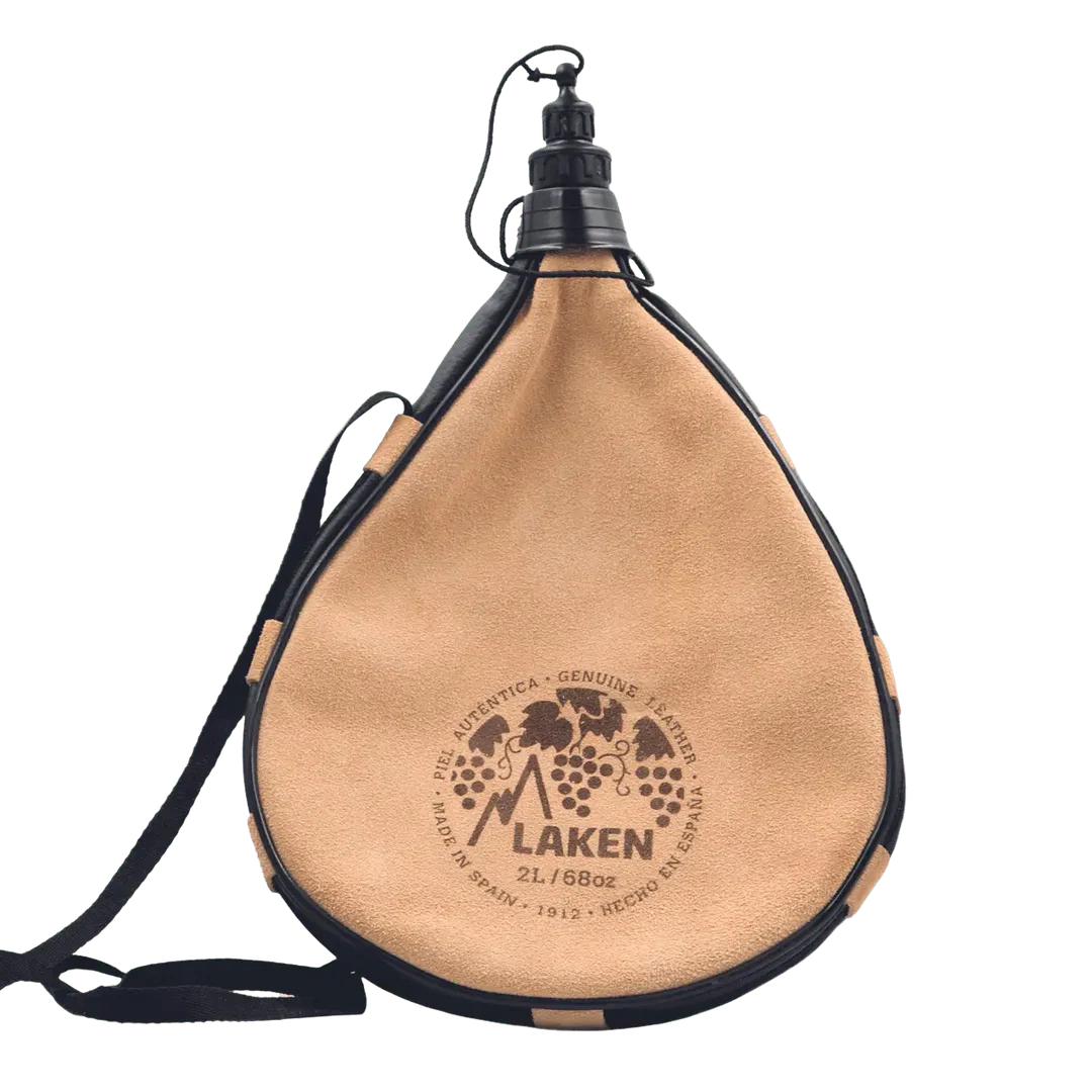 נאד עור ספרדי קלאסי מבית לאקן - 1 ליטר