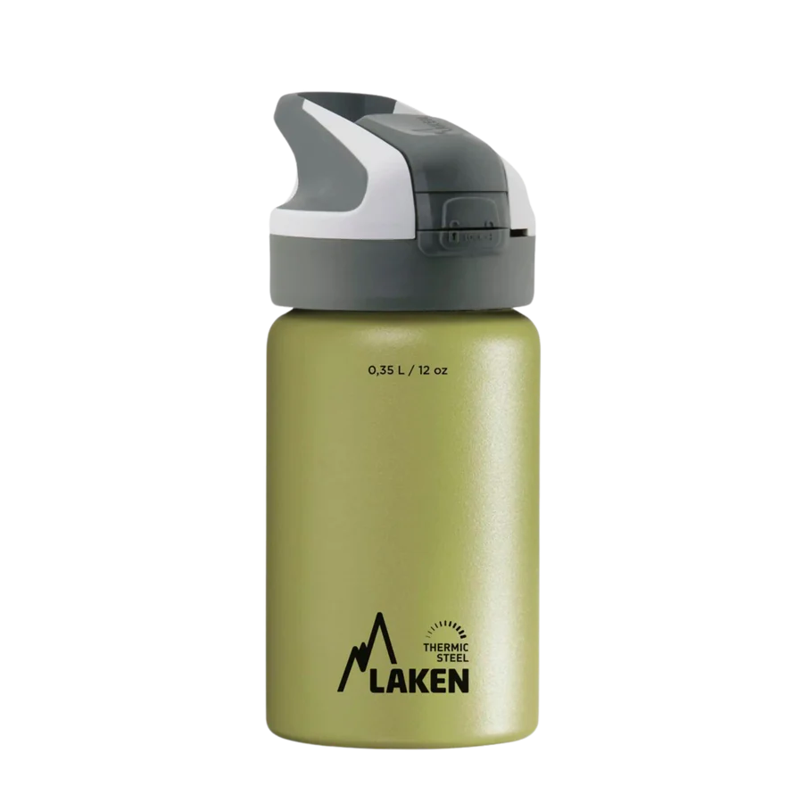 בקבוק שתיה לאקן שומר קור תרמו סאמיט ספורט עם פקק קשית - 350 מ"ל