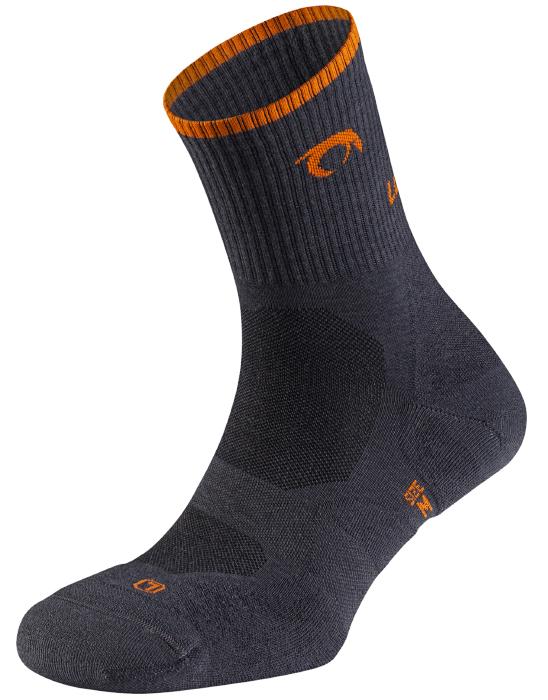 גרבי הליכה וטרקים לקיץ לורבל Tierra | יוניסקס בצבע שחור כתום