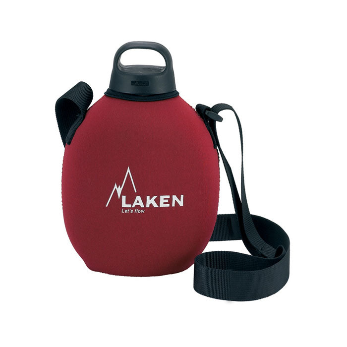 מימיית לאקן קלאסיק 1 ליטר פתח רחב בצבע בורדו