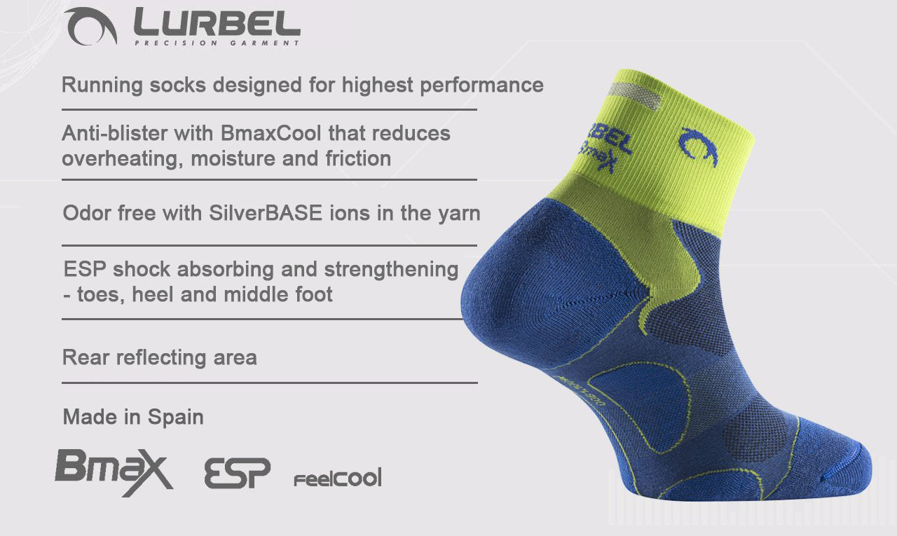 הסבר על איכות גרביים לריצות כביש ארוכות לורבל Distance | יוניסקס