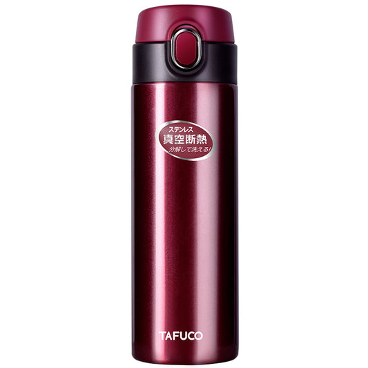 כוס תרמית לקפה ותה TAFUCO 420-500 מל' בצבע אדום כהה