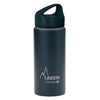 בקבוק שתיה לאקן תרמו קלאסיק פתח רחב 350-1,000 מ"ל בצבע כחול כהה עם פייה שחורה