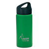 בקבוק שתיה לאקן תרמו קלאסיק פתח רחב 350-1,000 מ"ל בצבע ירוק עם פייה שחורה