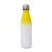 בקבוק שתיה תרמי בעיצוב אישי צוואר צהוב לבן, שומר קור עד 24 שעות, 500 מ"ל