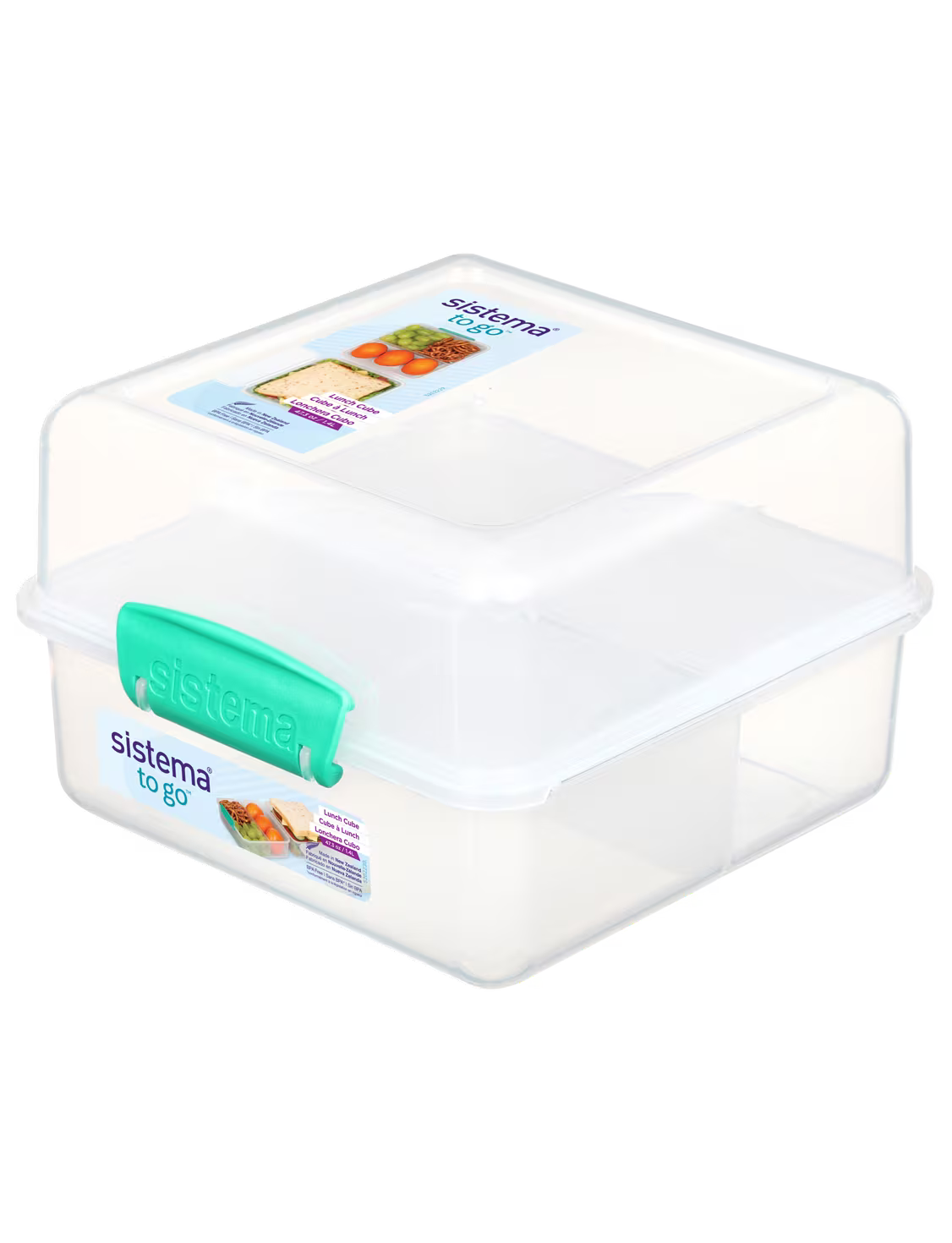 Lunch Cube TO GO™ | קופסת אוכל רב-תאית לבוקס יומי 1.4 ליטר