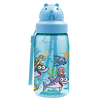 בקבוק שתיה עם קשית לילדים לאקן OBY עשוי טריטן, 450 מ"ל, מגוון איורים