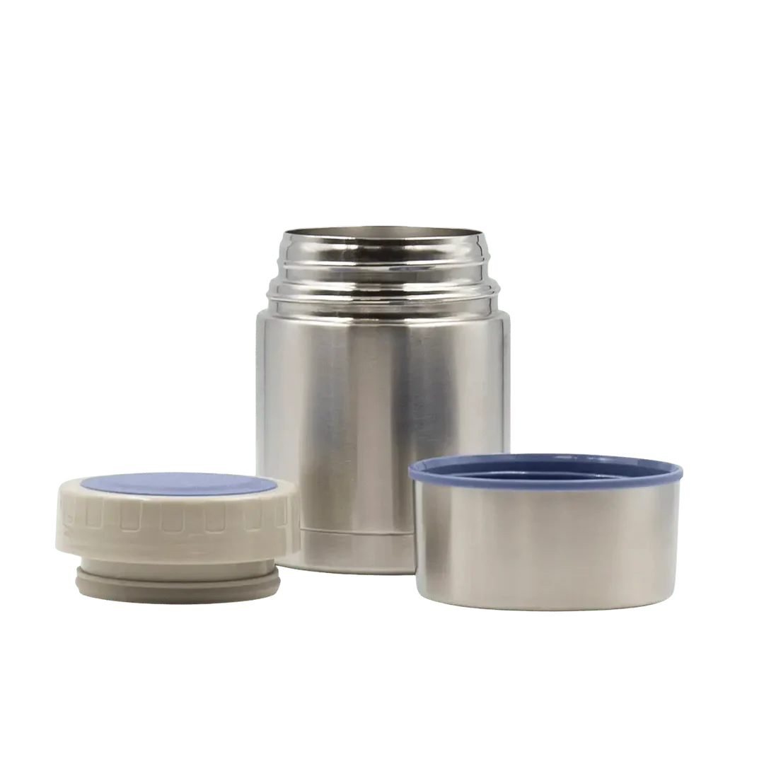 תרמוס מזון נירוסטה שומר חום לאקן עם מידנית - 500 מ״ל