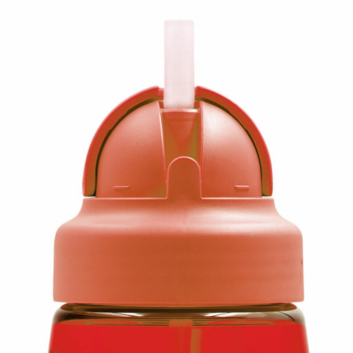 צילום של פקק בקבוק שתיה עם קשית לילדים לאקן OBY עשוי טריטן, 450 מ"ל